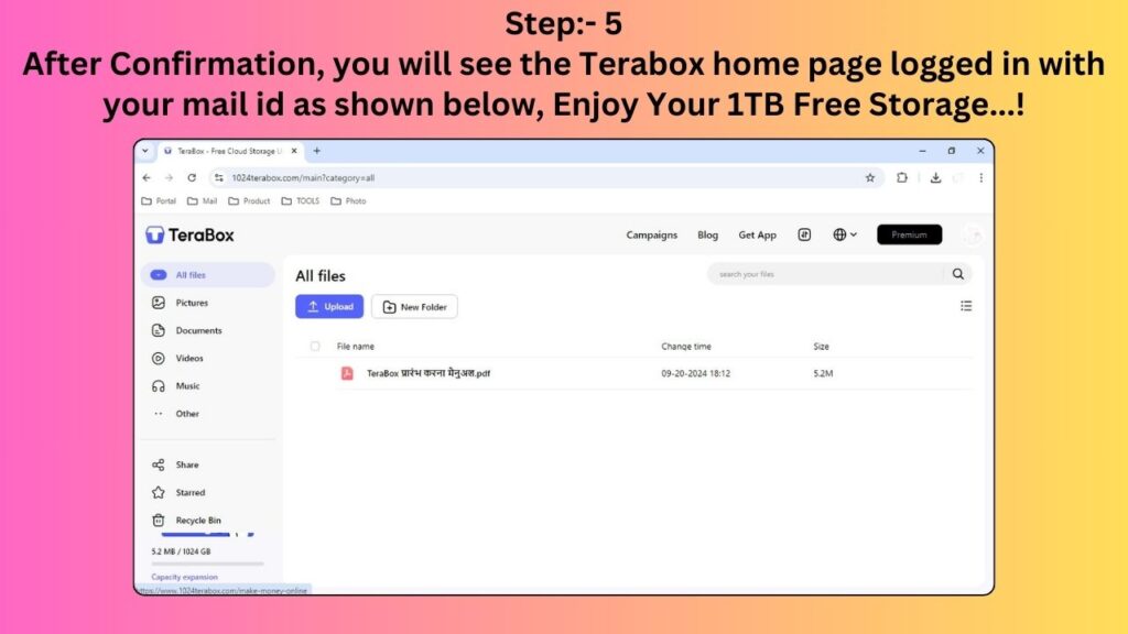 How to make money from Terabox?